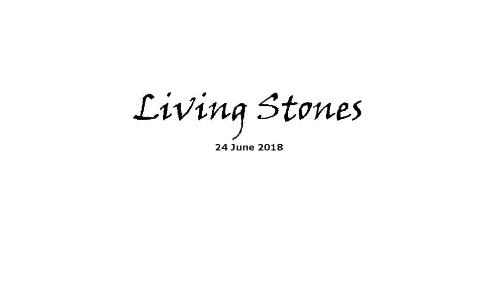 Sermon 24-6-18 Living Stones
