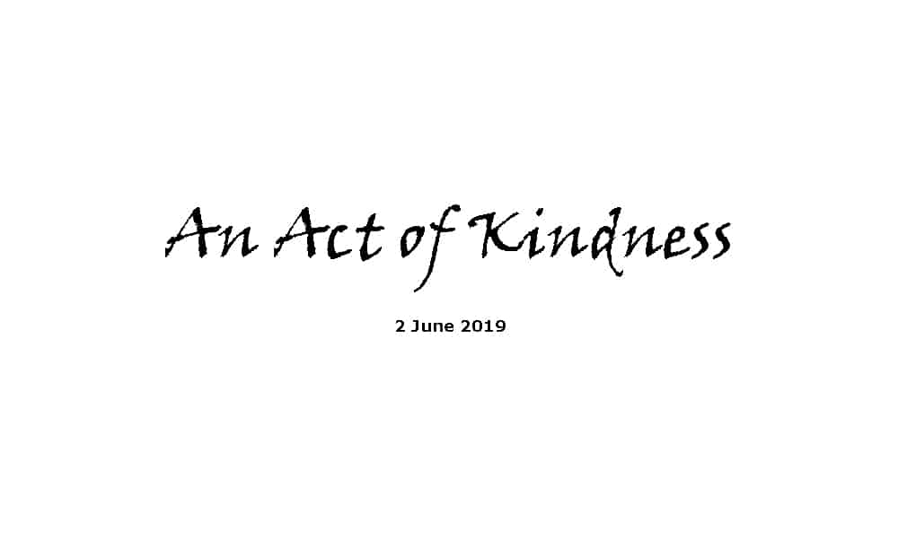 Sermon - 2-6-19 An Act of Kindness