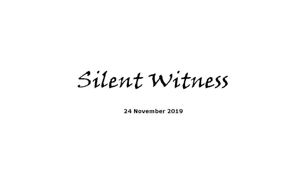 Sermon - 24-11-19 - Silent Witness