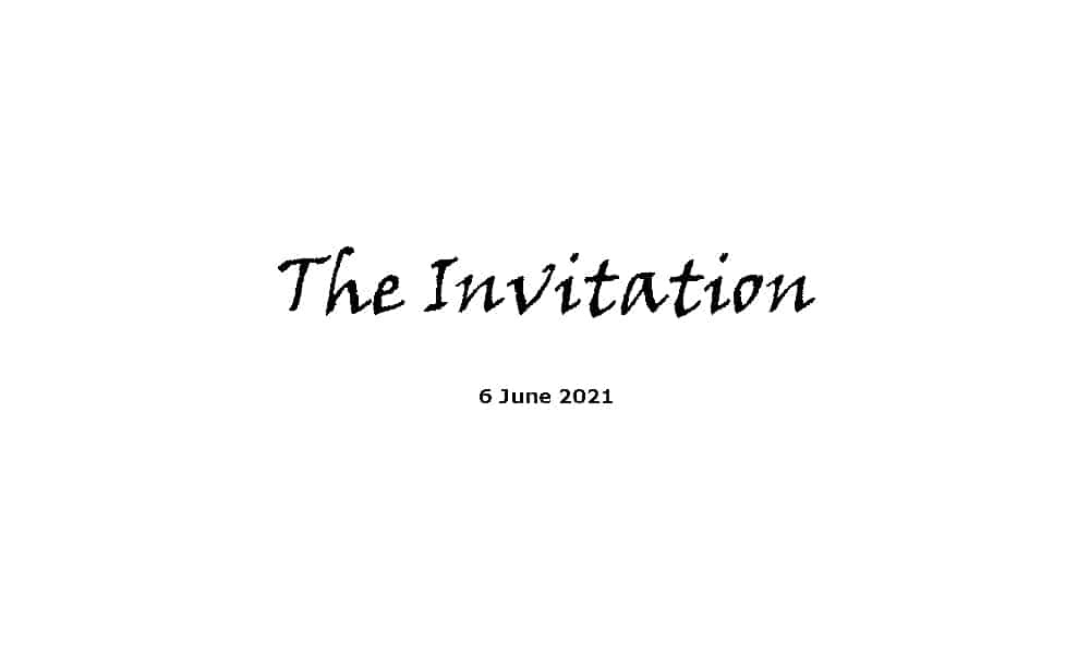 The Invitation - 6-6-21