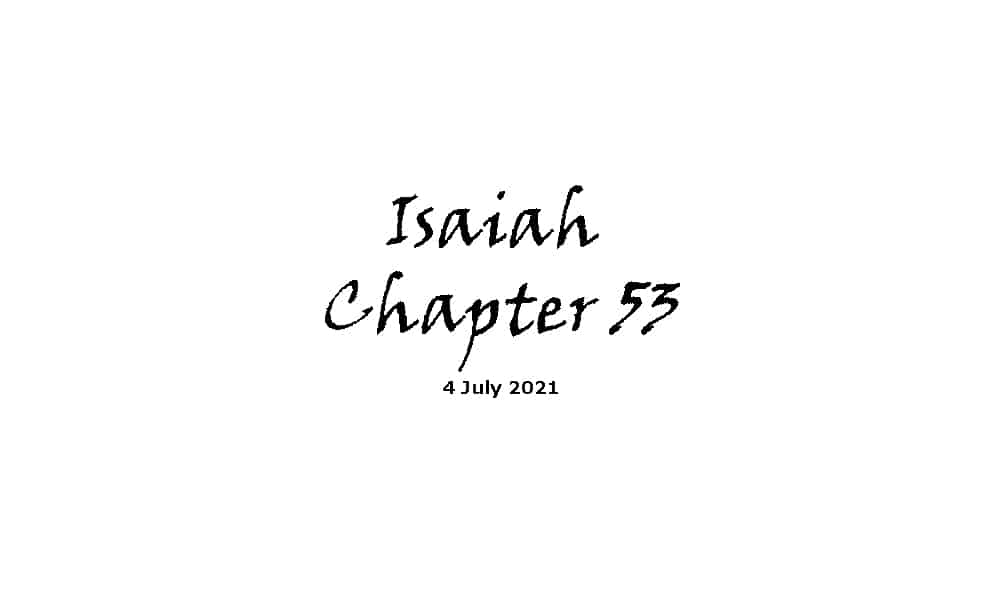 Isaiah Chapter 53