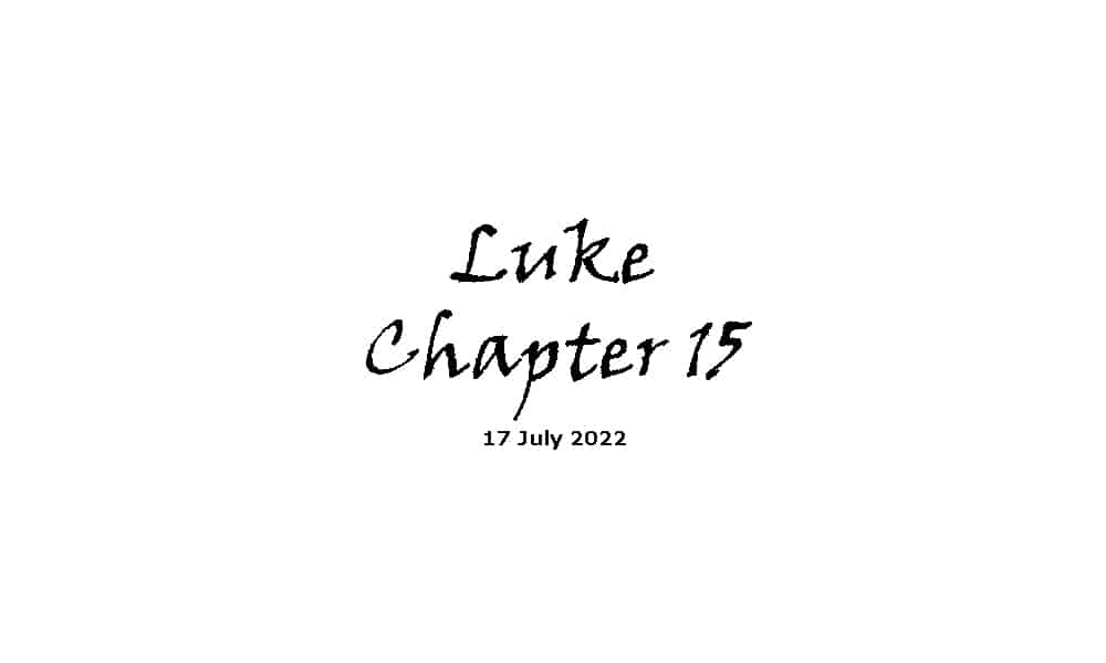 Luke Chapter 15