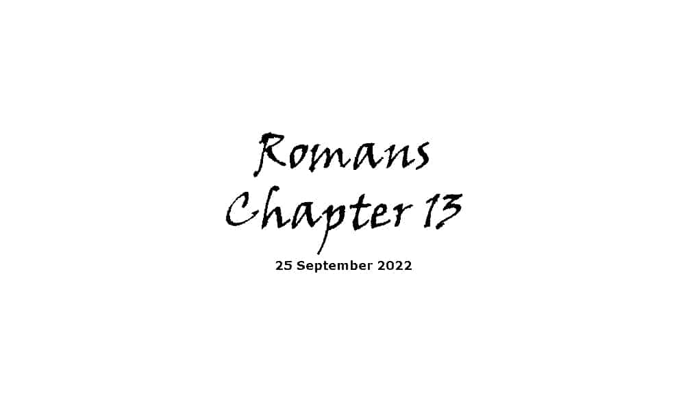 Romans Chapter 13