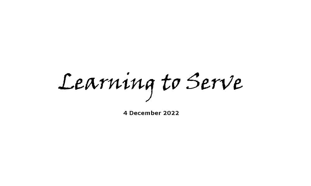 Learning to serve