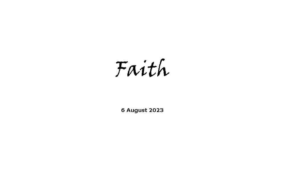 Faith