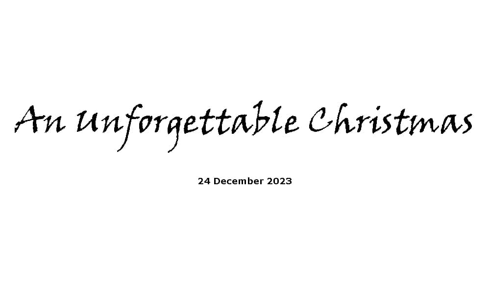 An Unforgettable Christmas
