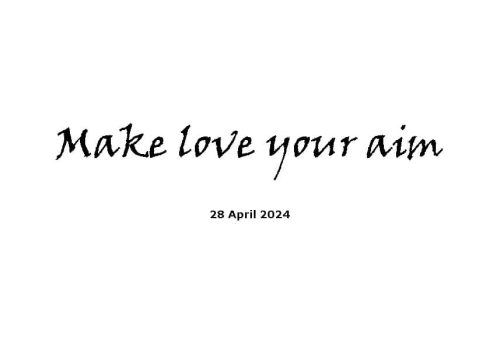 Make Love Your Aim
