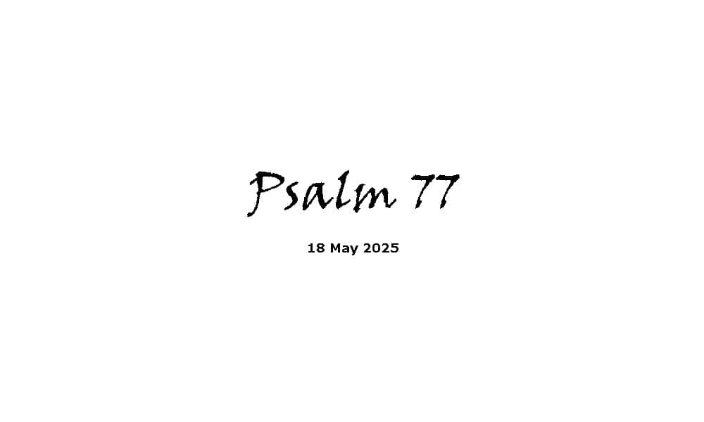 Psalm 77