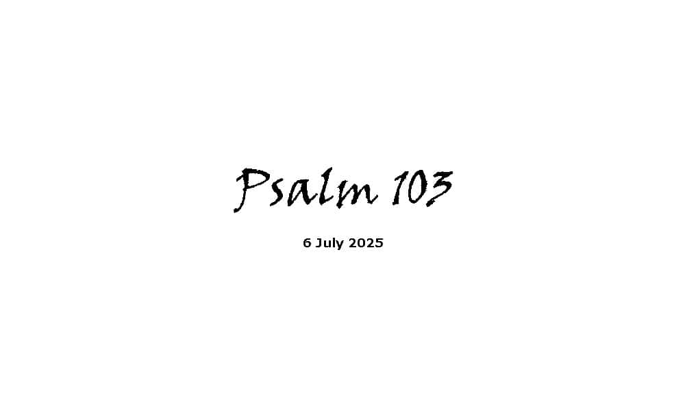 Psalm 103