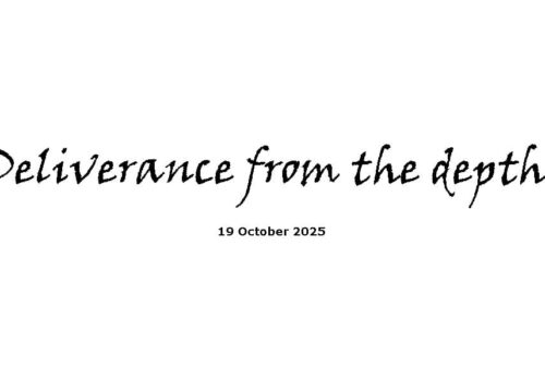 Deliverance from the depths