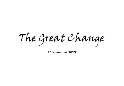 The great change