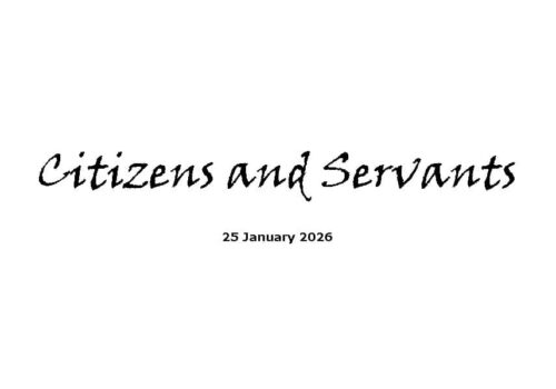 Citizens and servants