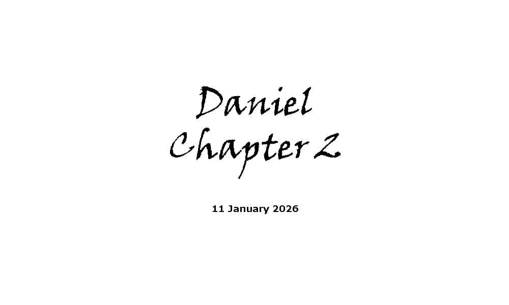 Daniel Chapter 2