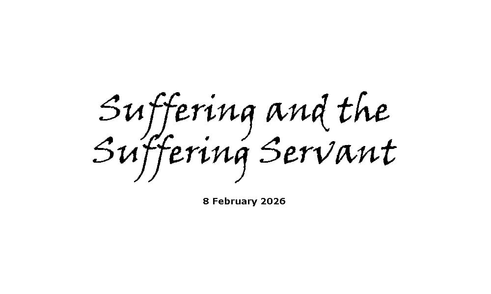 Suffering and the suffering servant