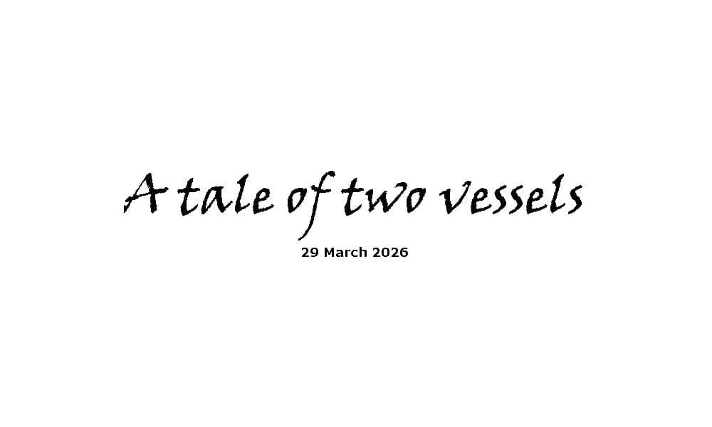 A tale of two vessels