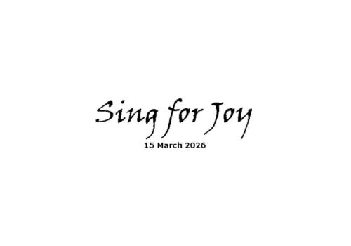 Sing for Joy