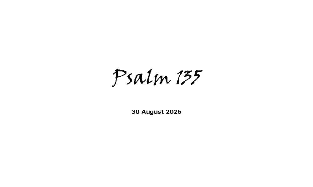 Psalm 135