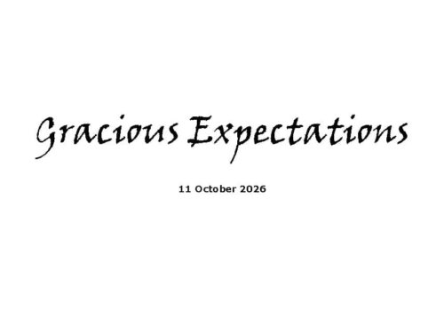 Gracious expectations